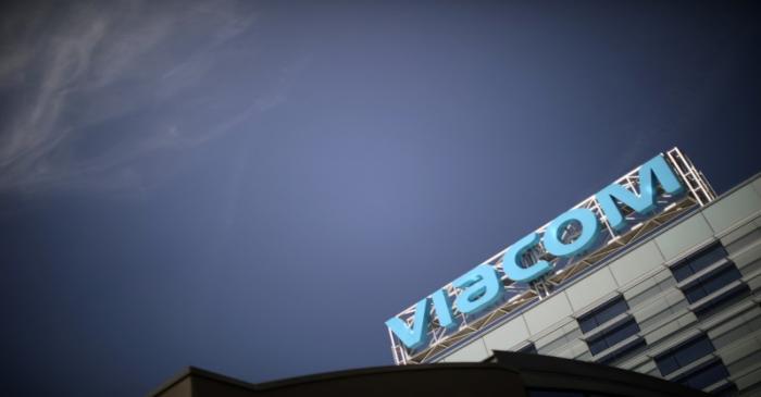 The Viacom office is seen in Hollywood, Los Angeles