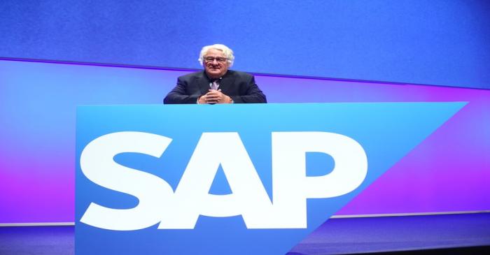 SAP holds annual general meeting in Mannheim