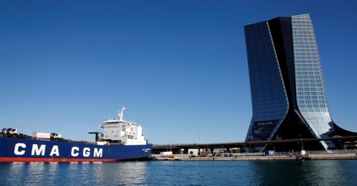 FILE PHOTO: The CMA CGM Tower by Iraqi-born British architect Zaha Hadid is seen in Marseille