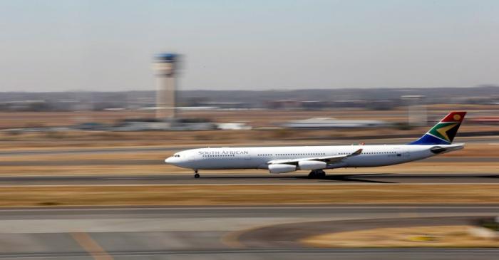 FILE PHOTO: A South African Airways Airbus A340 plane prepares to take off at the O. R. Tambo