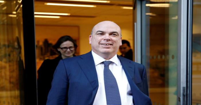 FILE PHOTO: British entrepreneur Mike Lynch leaves the High Court in London