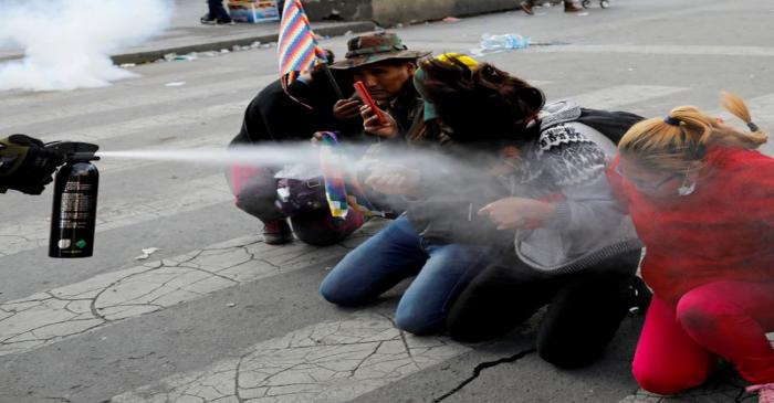 FILE PHOTO: Clashes between supporters of former Bolivian President Evo Morales and the
