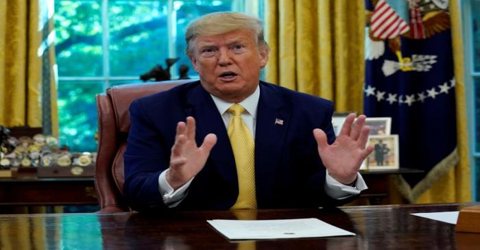 FILE PHOTO: President Donald Trump meets with China's Vice Premier Liu He