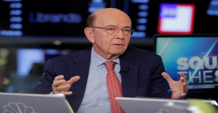 U.S. Secretary of Commerce, Wilbur Ross, speaks to CNBC on the floor of the New York Stock