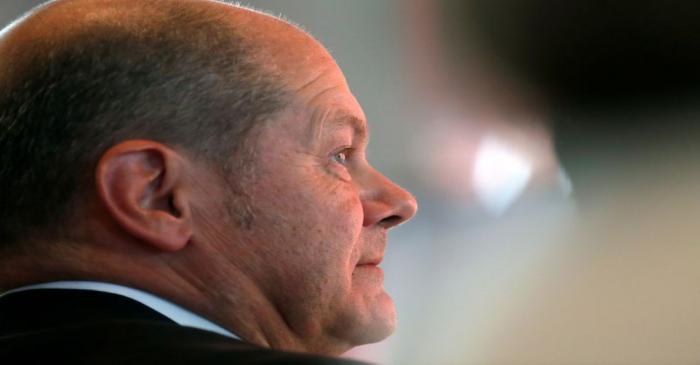 FILE PHOTO: German Finance Minister Olaf Scholz, who lost his bid for the leadership of the