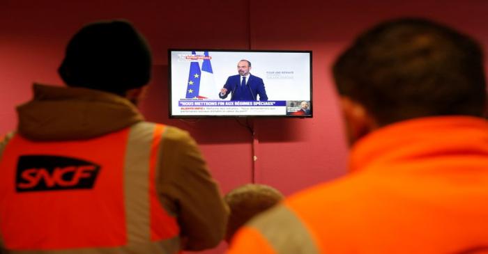 French Prime Minister Edouard Philippe presents pensions reform plans