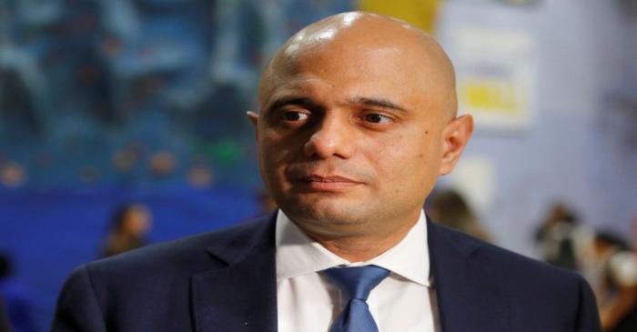 Britain's Chancellor of the Exchequer Sajid Javid takes a tour of Bolton Lads & Girls club in