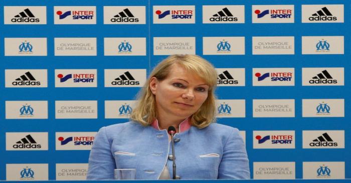 Olympique de Marseille's majority owner, billionaire businesswoman Margarita Louis-Dreyfus