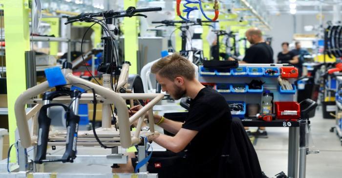 FILE PHOTO: Electric bicycle production at Riese & Mueller factory