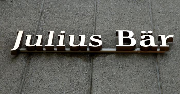 Logo of Swiss private bank Julius Baer is seen in Zurich