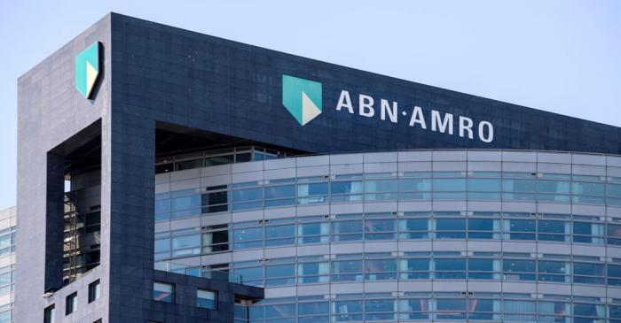 FILE PHOTO: ABN AMRO logo is seen at the headquarters in Amsterdam