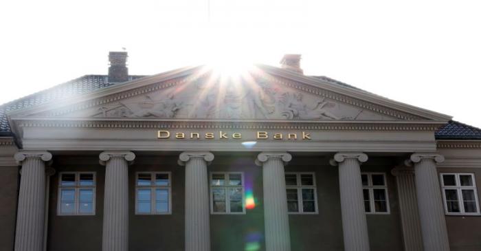 A view of the Danske bank headquarters in Copenhagen