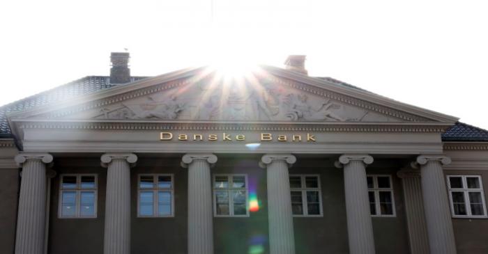 A view of the Danske bank headquarters in Copenhagen