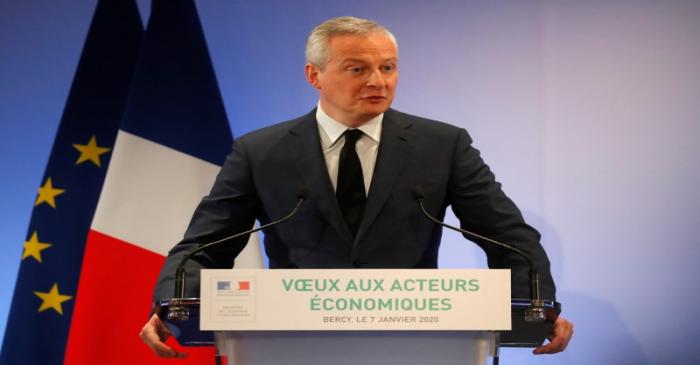 French Finance Minister Le Maire gives New Year's address to economic actors