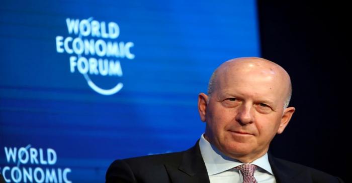 FILE PHOTO: Goldman Sachs' Chairman and CEO David Solomon attends the 2020 World Economic Forum