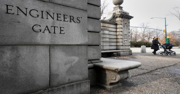 The Engineers' Gate at Central Park is pictured in the Manhattan borough of New York City