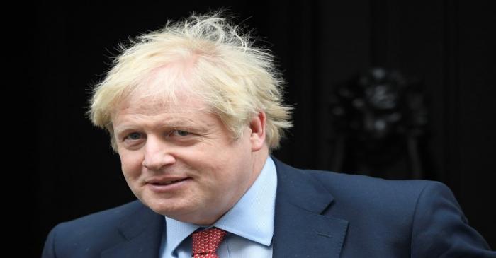 FILE PHOTO:  Britain's Prime Minister Boris Johnson leaves Downing Street in London