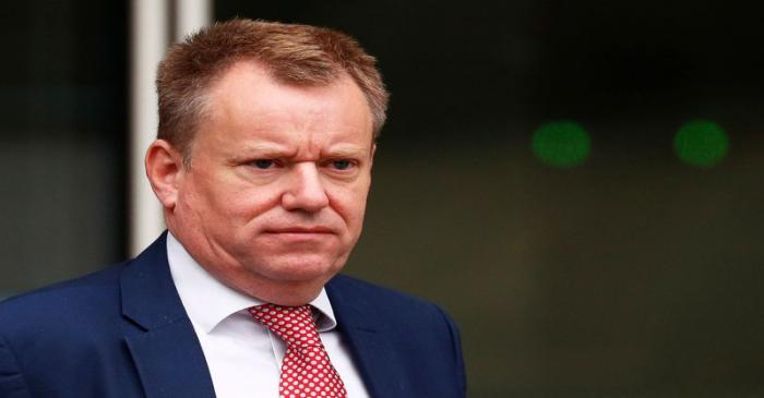 British PM Johnson's Europe adviser Frost leaves the EU Commission headquarters in Brussels