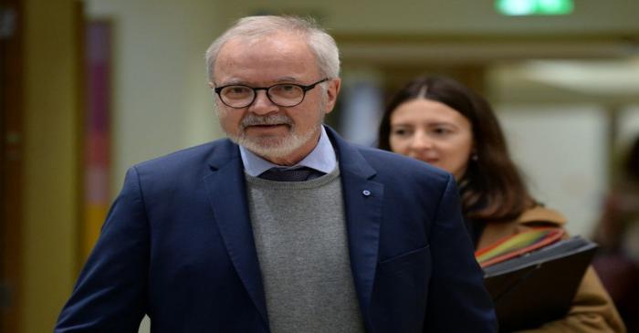 European Union finance ministers meet for monthly talks in Brussels