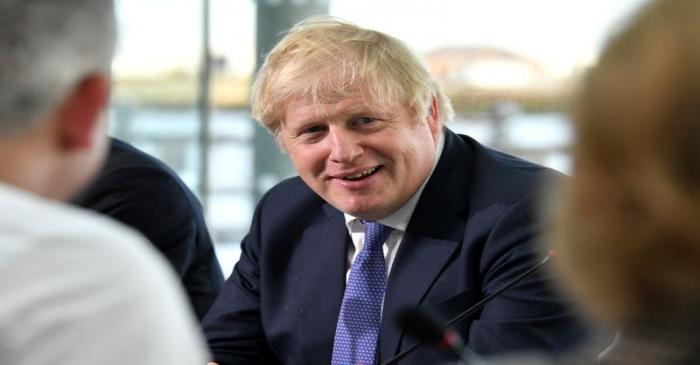 Britain's Prime Minister Boris Johnson visits Sunderland