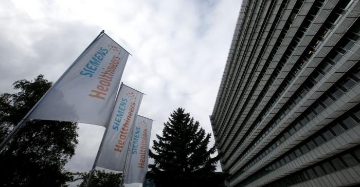 FILE PHOTO:  Siemens Healthineers headquarters is pictured in Erlangen