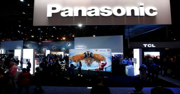 The Panasonic booth is shown during the 2020 CES in Las Vegas