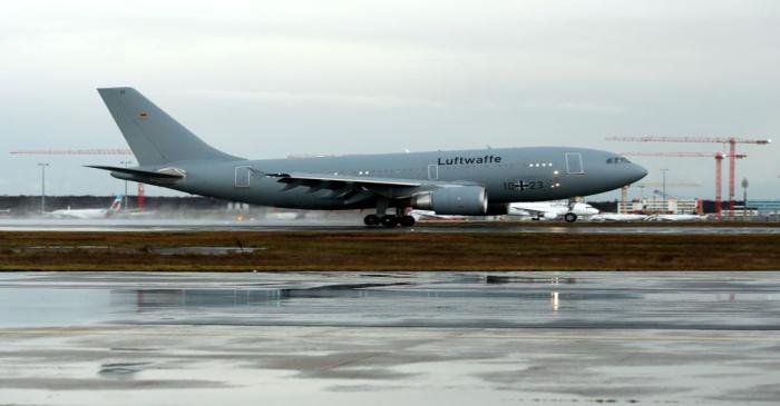 German Air Force plane, carrying evacuated citizens, returns from China's Wuhan to Frankfurt