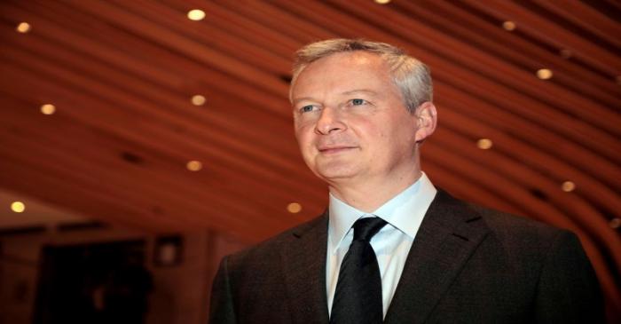 FILE PHOTO: French Economy Minister Bruno Le Maire arrives for the 34th annual dinner of the