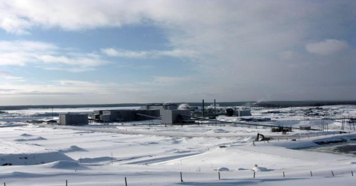 FILE PHOTO: A general view of Talvivaara's nickel mine in Sotkamo