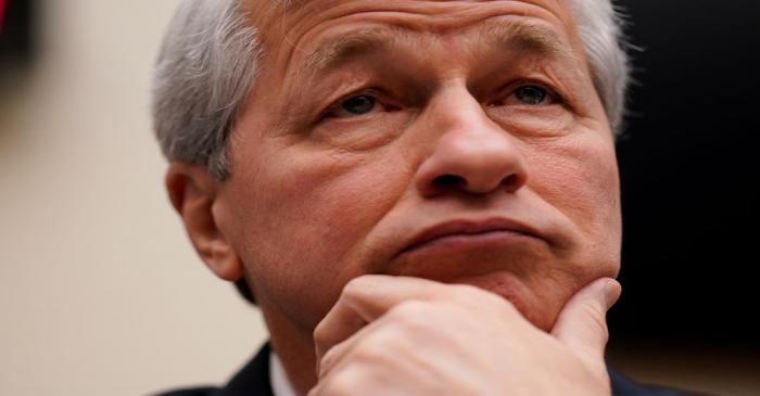 FILE PHOTO: Jamie Dimon, chairman & CEO of JP Morgan Chase & Co