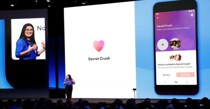 FILE PHOTO: Facebook's Fidji Simo speaks about the Facebook Dating app during Facebook Inc's