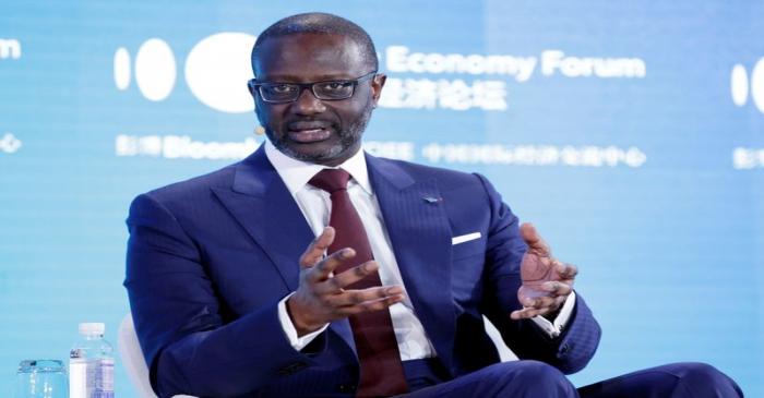 CEO of Credit Suisse Group Tidjane Thiam attends the 2019 New Economy Forum in Beijing