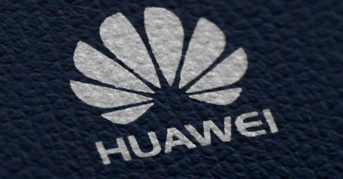 busFILE PHOTO: The Huawei logo is seen on a communications device in London, Britain