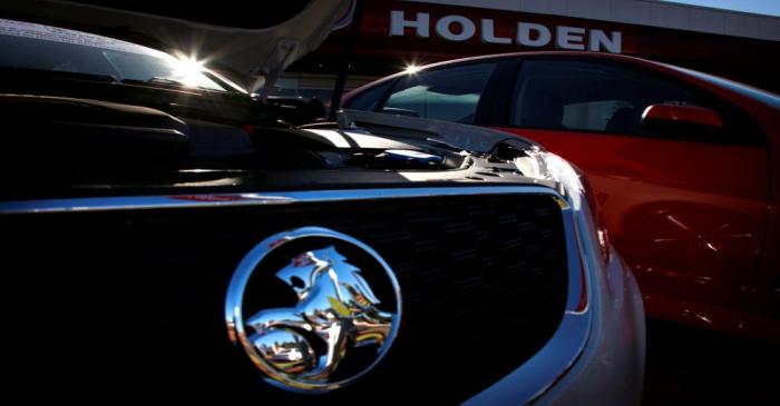 FILE PHOTO: Holden cars are pictured at a dealership located in Perth