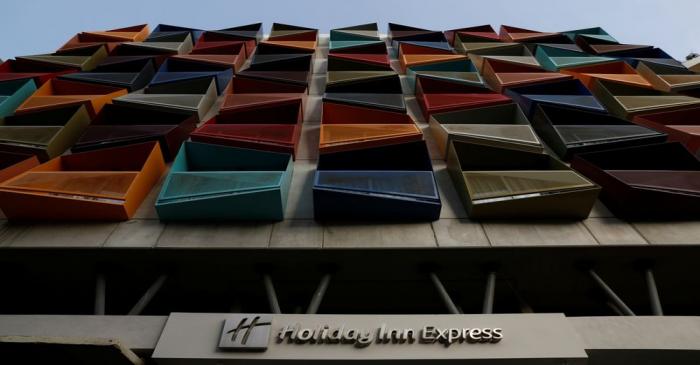 The Holiday Inn Express is seen in St Julian's
