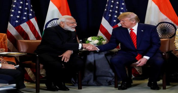 U.S. President Trump meets with India's Prime Minister Modi on sidelines of U.N. General