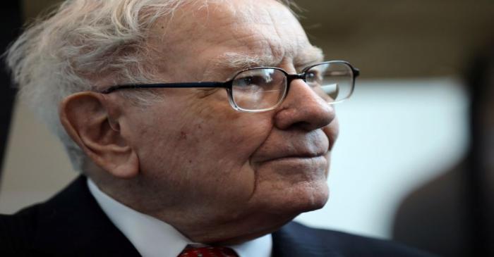 Berkshire Hathaway Chairman Warren Buffett seen at the annual Berkshire shareholder shopping