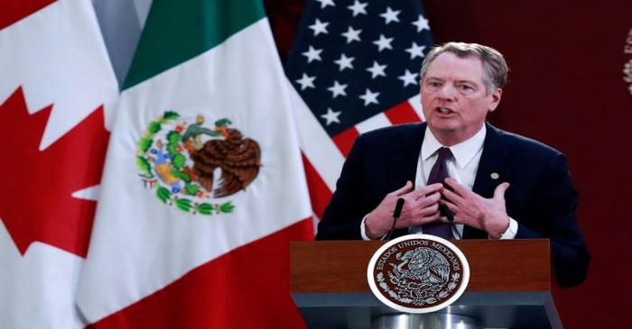 buU.S.-Mexico-Canada Agreement (USMCA) signing in Mexico City