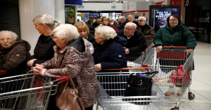 An Iceland store in the Kennedy Centre opening one hour early to allow elderly shoppers to buy