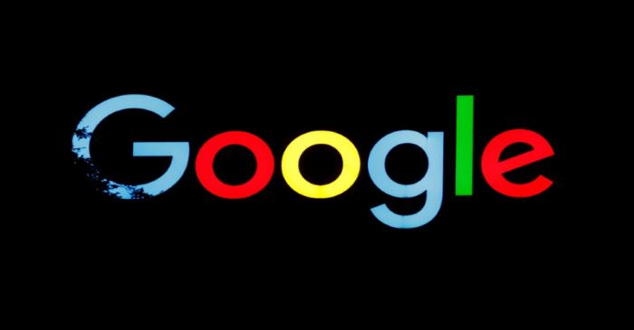 FILE PHOTO:  Logo is pictured at Google's European Engineering Center in Zurich