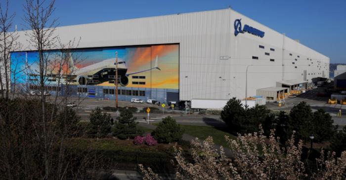 FILE PHOTO: General view of the Boeing Renton Factory near Seattle