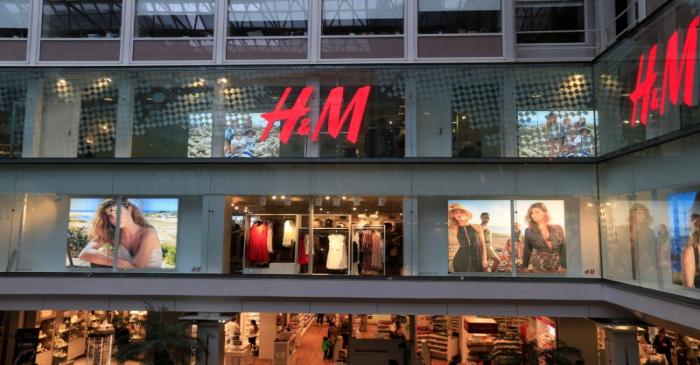 FILE PHOTO:  H&M shop is seen in the Oslo City shopping center in Oslo