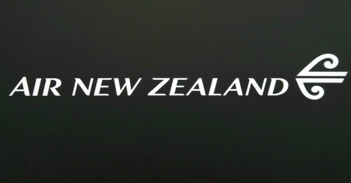 FILE PHOTO: The logo for Air New Zealand is displayed at their office located at Sydney