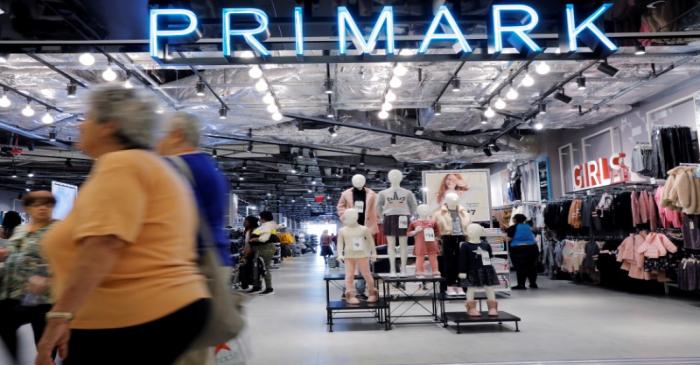 FILE PHOTO: Items for sale are displayed inside of a Primark store in the Brooklyn borough of