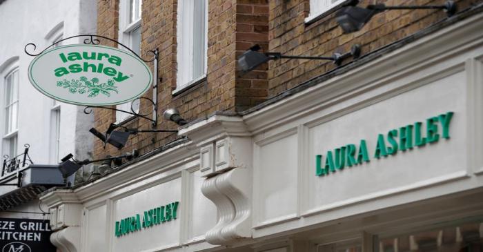 FILE PHOTO: A Laura Ashley store in Windsor is pictured after they filed for Administration