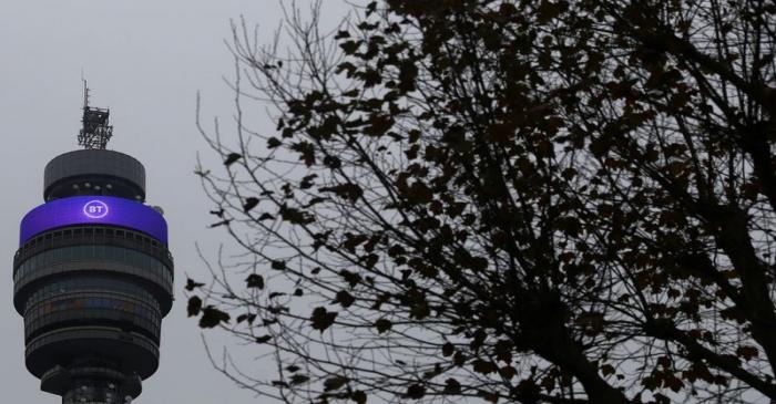 FILE PHOTO:  BT Tower owned by British Telecom is pictured in London