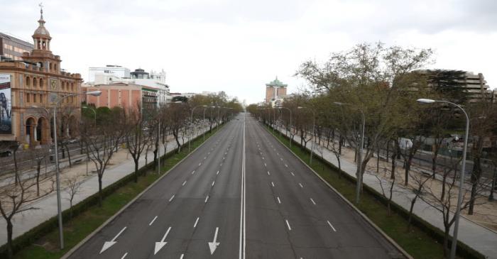 FILE PHOTO: Outbreak of the coronavirus disease (COVID-19), in Madrid