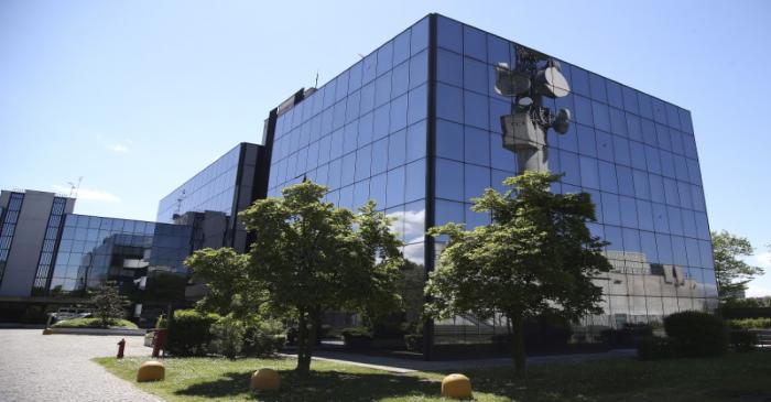 FILE PHOTO: Italian gas transport group Snam headquarters is seen in San Donato Milanese