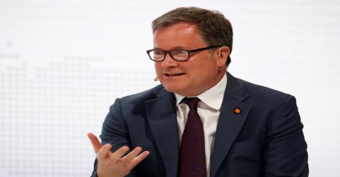 FILE PHOTO:  Vitol CEO Russell Hardy speaks during the 20th Asia Oil & Gas Conference in Kuala