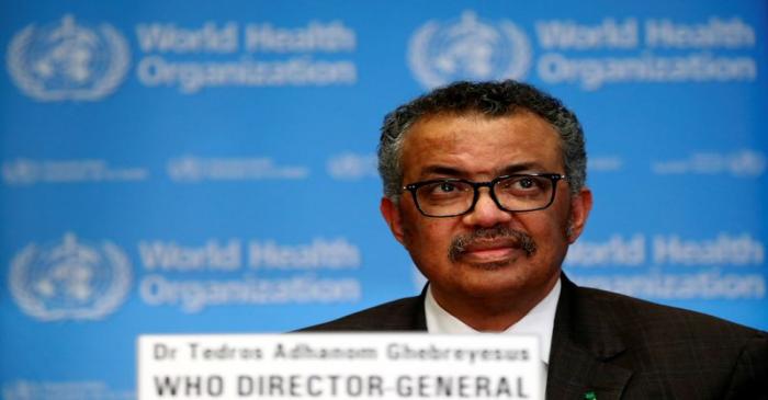 World Health Organization holds daily news briefing on coronavirus, in Geneva